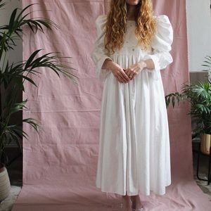 Mary Benson Wedding Dress — Coco in White (NO STARS) Bridal